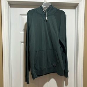 Abercrombie & Fitch lightweight, soft fleece men’s hoodie size large green